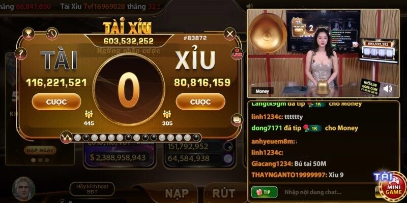 Sảnh tài xỉu Yo88 có dealer xinh đẹp